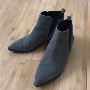 Gray Marc Fisher Yale Booties